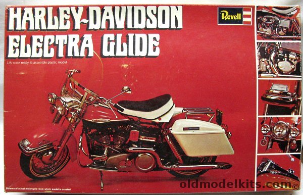 Revell 1/8 Harley Davidson 1200 Electra Glide Motorcycle, H1224 plastic model kit
